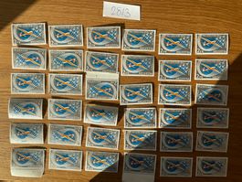 72Fr Postfrische ungestempelte Flugpost Frankaturware Lot