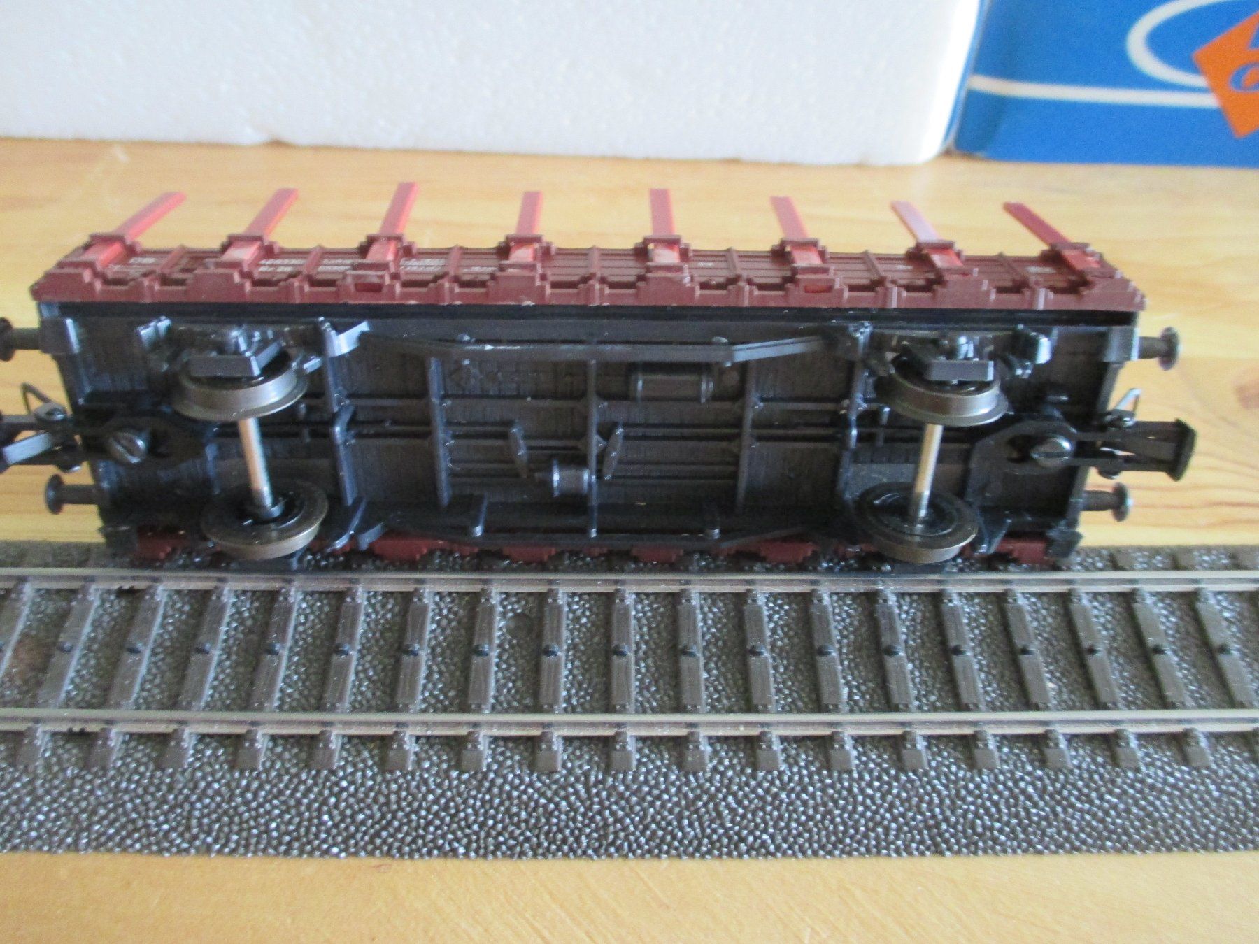 Roco Modellini di ferrovie: Roco H0 DC DB Rungenwagen – Usato da Breitenbach venduto da anti11 3