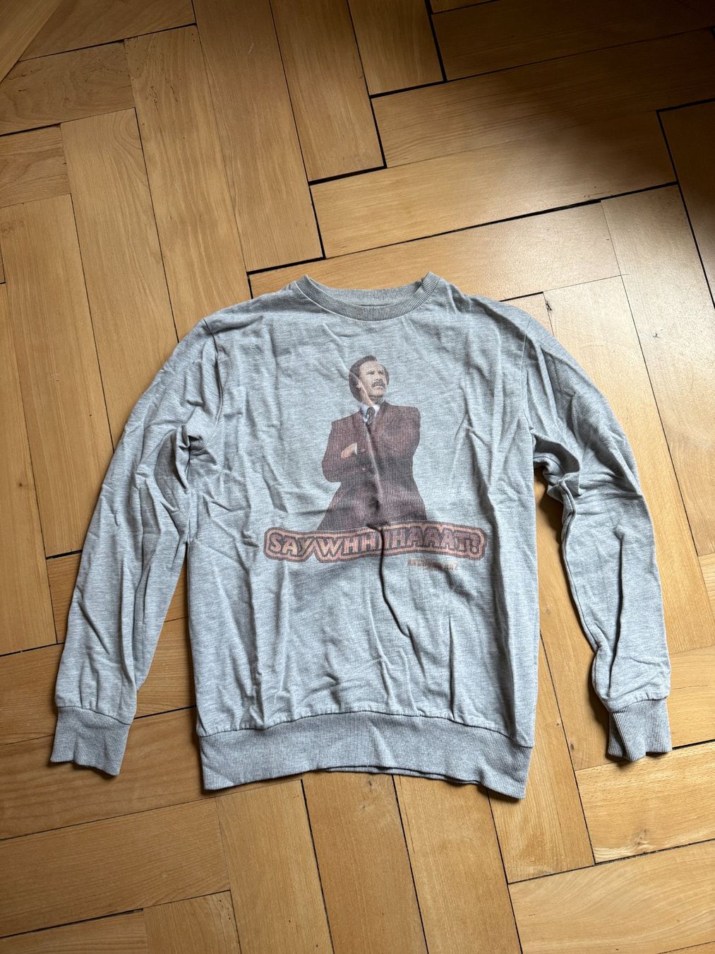 Pullover & Sweatshirts: Anchorman 2 Sweatshirt hellgrau M – Gebraucht aus Zürich von Diazaio