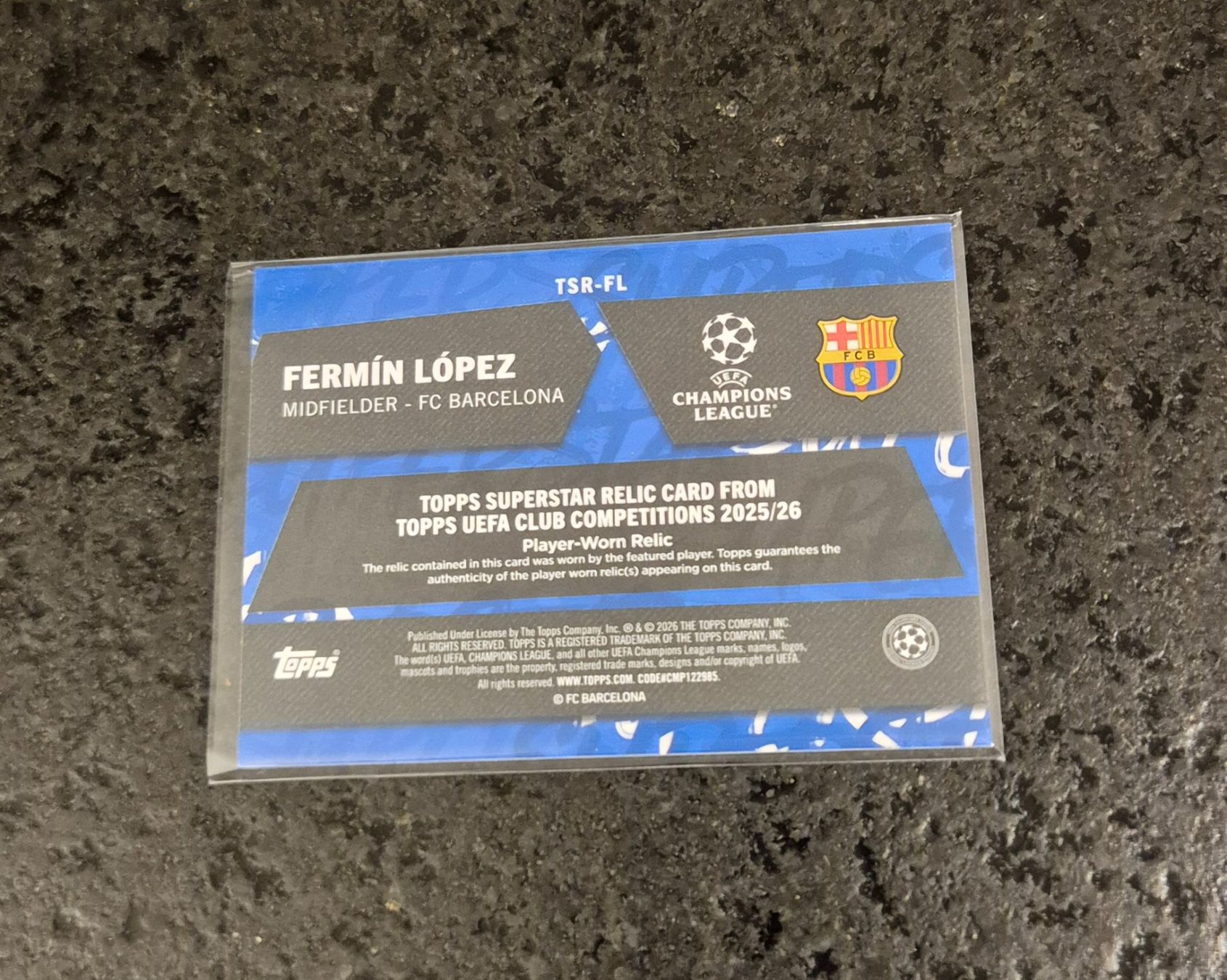 Topps Carte collezionabili: Fermin Lopez /150 Relic - Barcelona - Topps – Nuovo (secondo la descrizione) da Burg AG venduto da Danoe 1