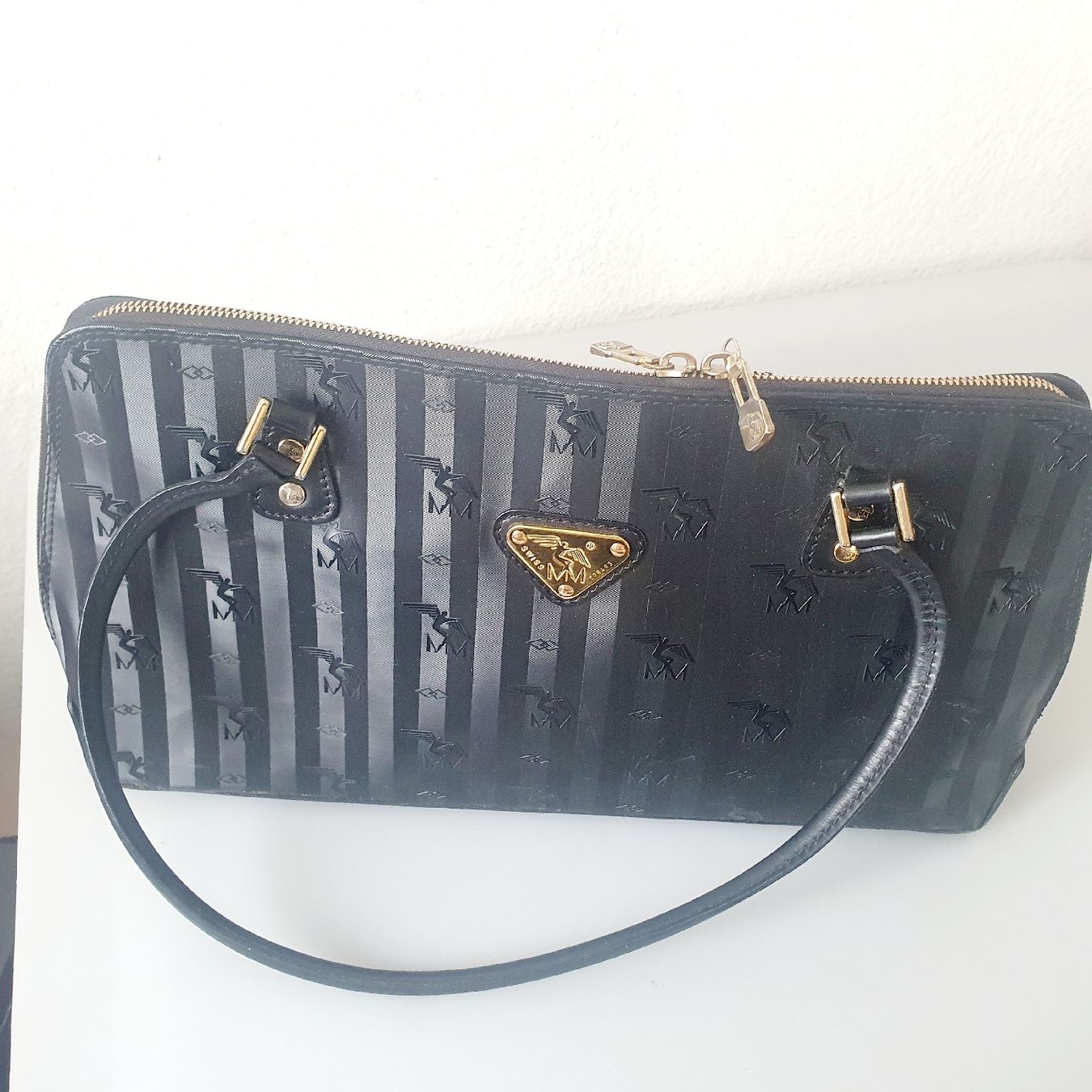 Maison Mollerus Borse da donna: Mollerus Handtasche Schwarz  , Damen Tasche – Usato da Kreuzlingen venduto da Wunderkiste123 6