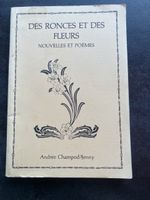 Livre "Des Ronces et des Fleurs" d'Andrée Champod-Jenny