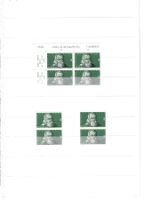Helvetia 1948 J. Wettstein  1 bloc de 4 + 2 blocs de 2 neufs