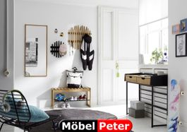 Garderobe 5er Set Bary 2 aus massiver Eiche