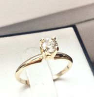 Neuer Solitär - Diamantring 0.40 Karat