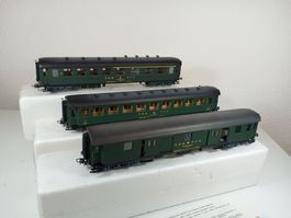 Metropolitan H0: 3 x SBB Wagen / voitures CFF
