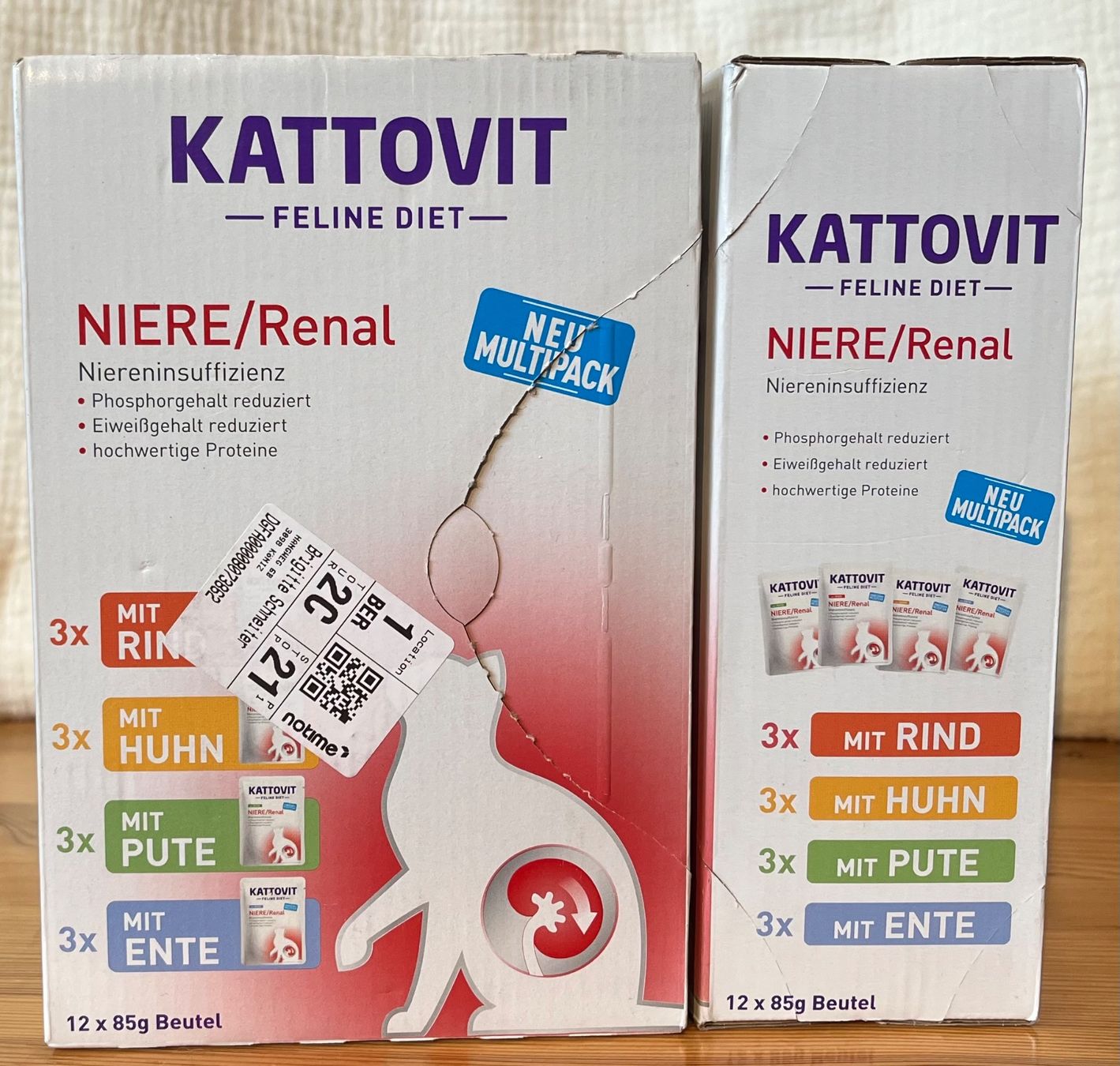 Mangimi: Katzen-Nassfutter 79 Portionen (5.9 kg netto) – Nuovo (secondo la descrizione) da Köniz venduto da Schneiter01 2