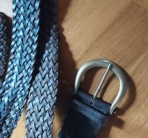 geflochtener retro ledergürtel braun plus 2 schwarze