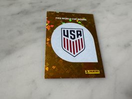 Panini FIFA Fussball WM 2026 Sticker Wappen USA 1