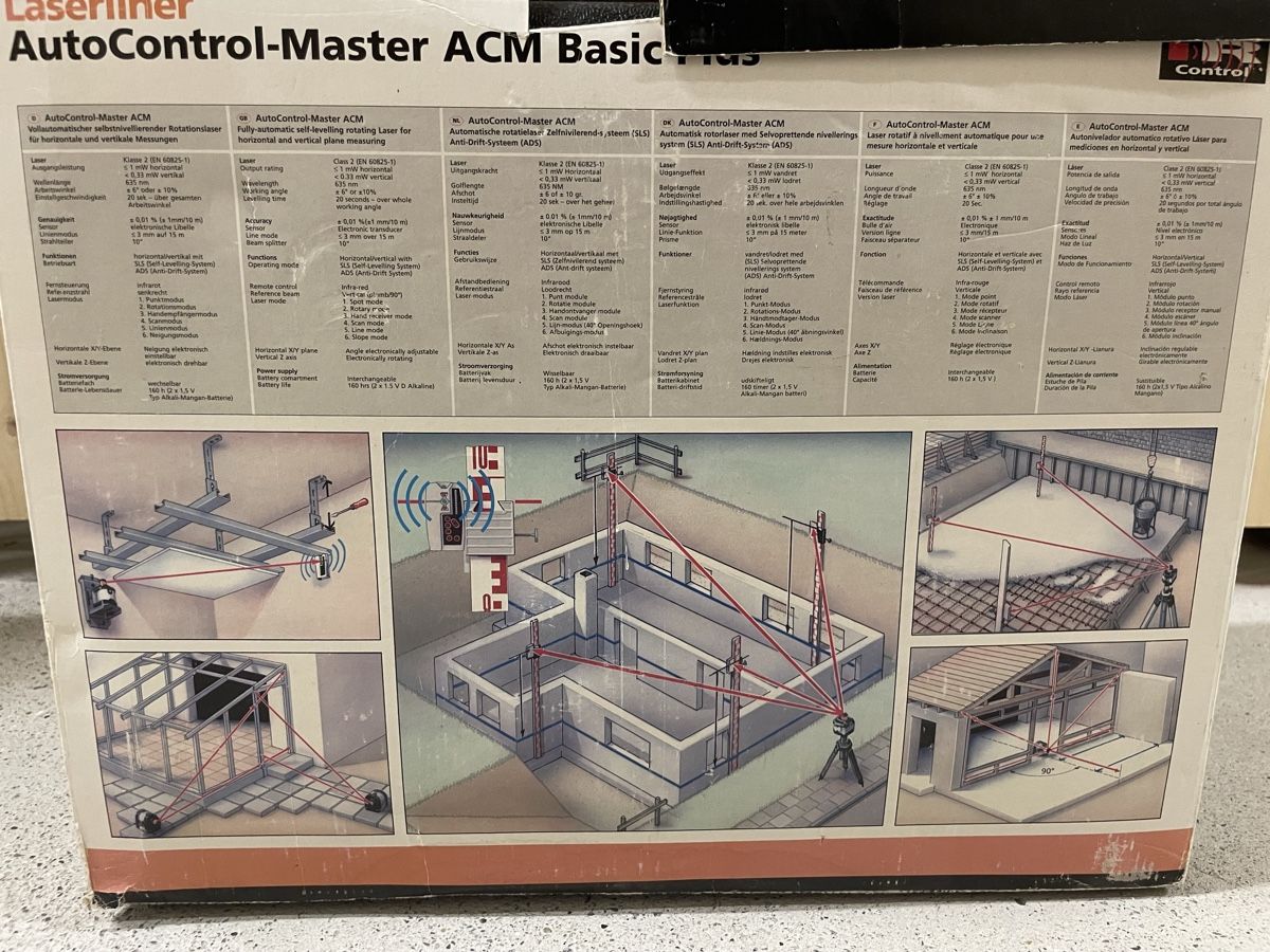 Laserliner Messen: Laserliner AutoControl-Master ACM Basic-Plus Rotationslaser – Gebraucht aus Liestal von Seven92 3