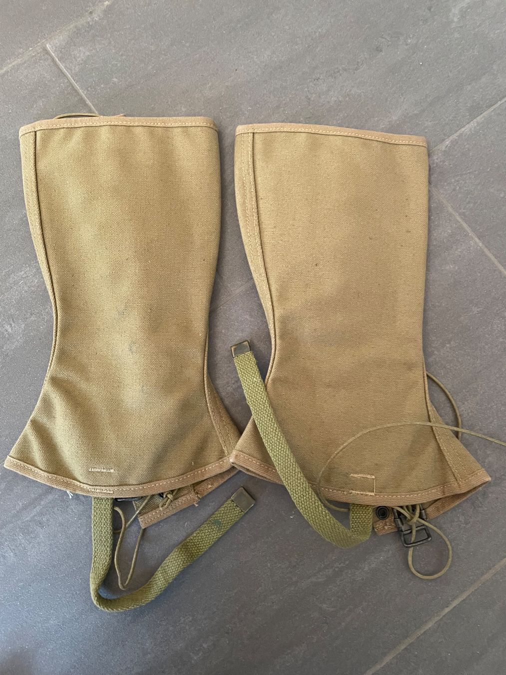 US Army Uniformi: Original US Army WW2 M-1938 Leggings – Usato da Oberbütschel venduto da Woodie2005 1