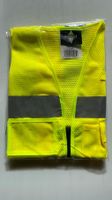 Korntex Warnweste mit 3 Taschen u. Namensschild - Grösse L