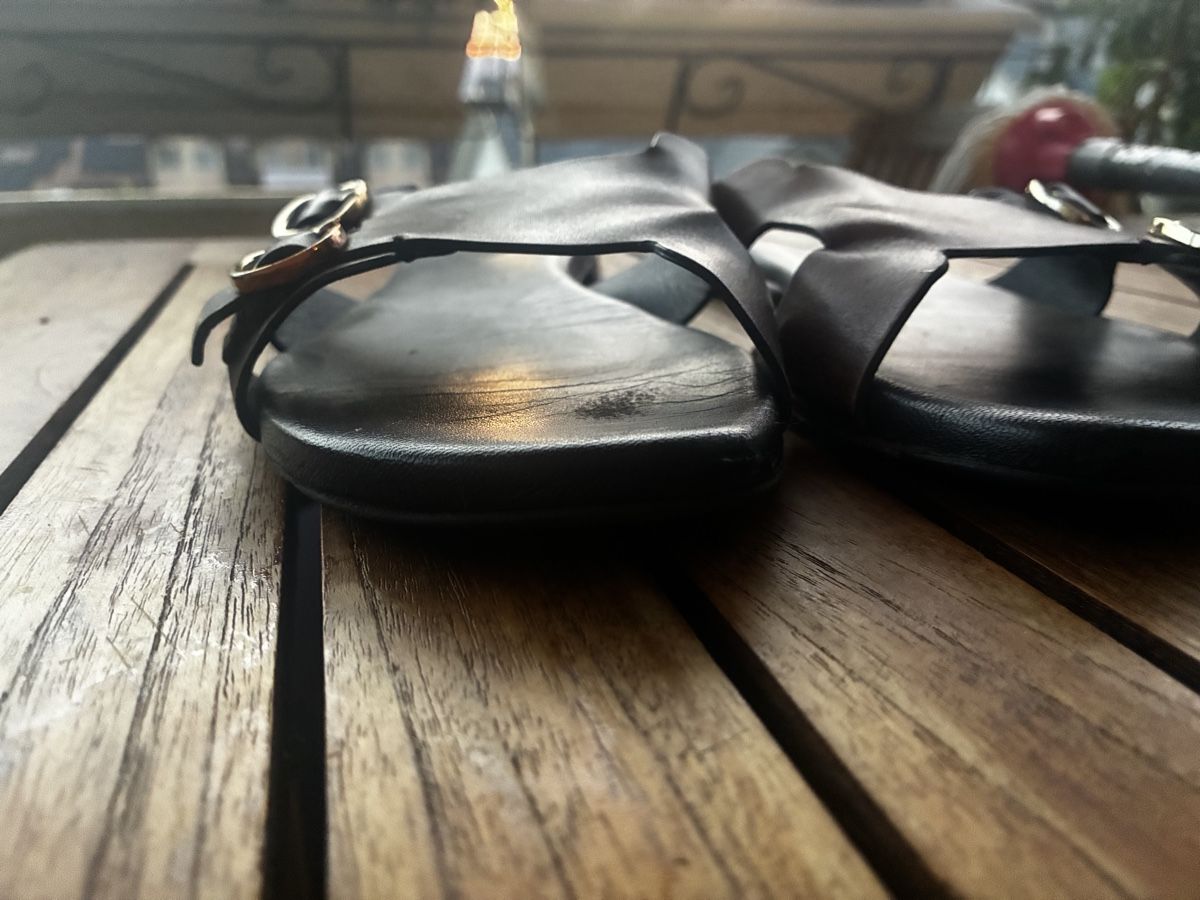 Santoni Damenschuhe: Used Santoni leather slides 40.5  – Gebraucht aus Yverdon-les-Bains von pen_bbz8 7