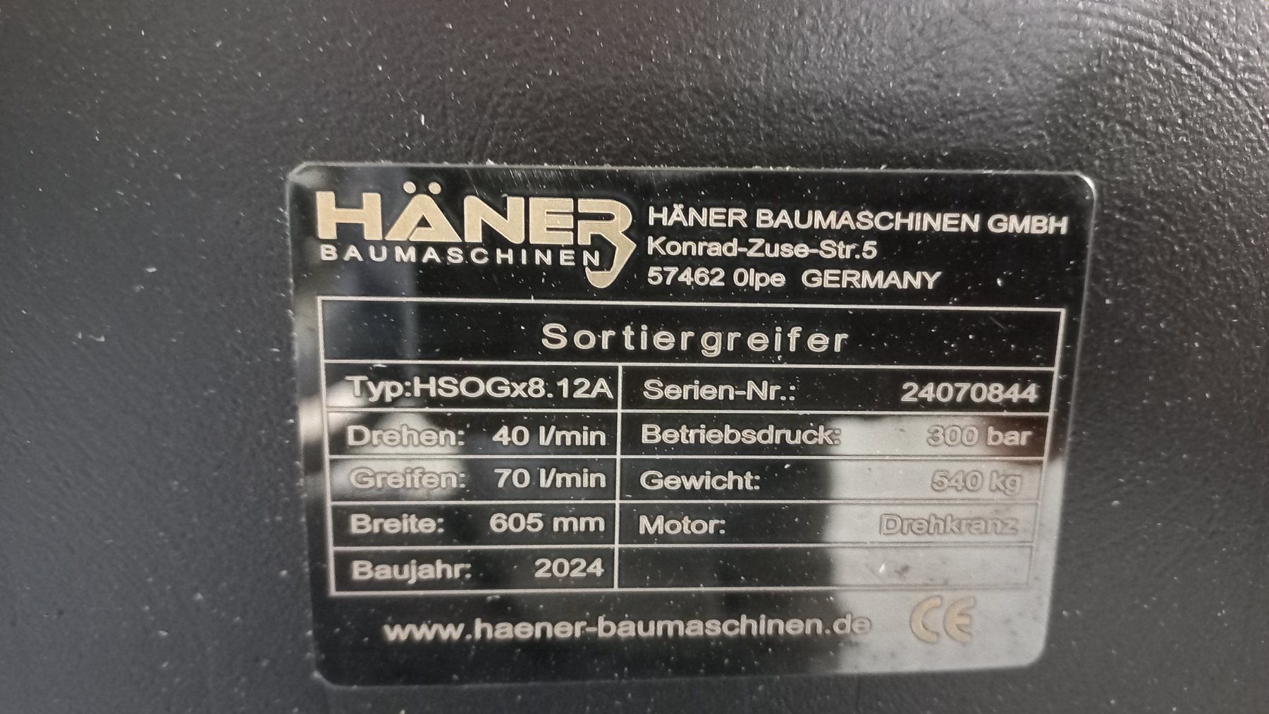 Pinze: Sortiergreifer 8-12 T Bagger – Usato da Oberarth venduto da sonja16 3