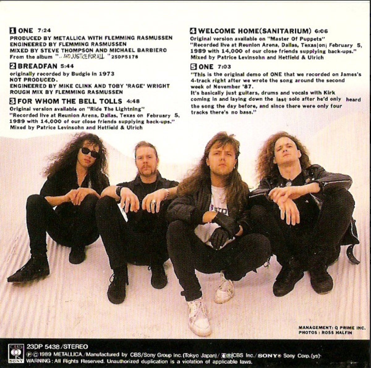 CD: Metallica – One – Usato da Brunnen venduto da Barfly5 3