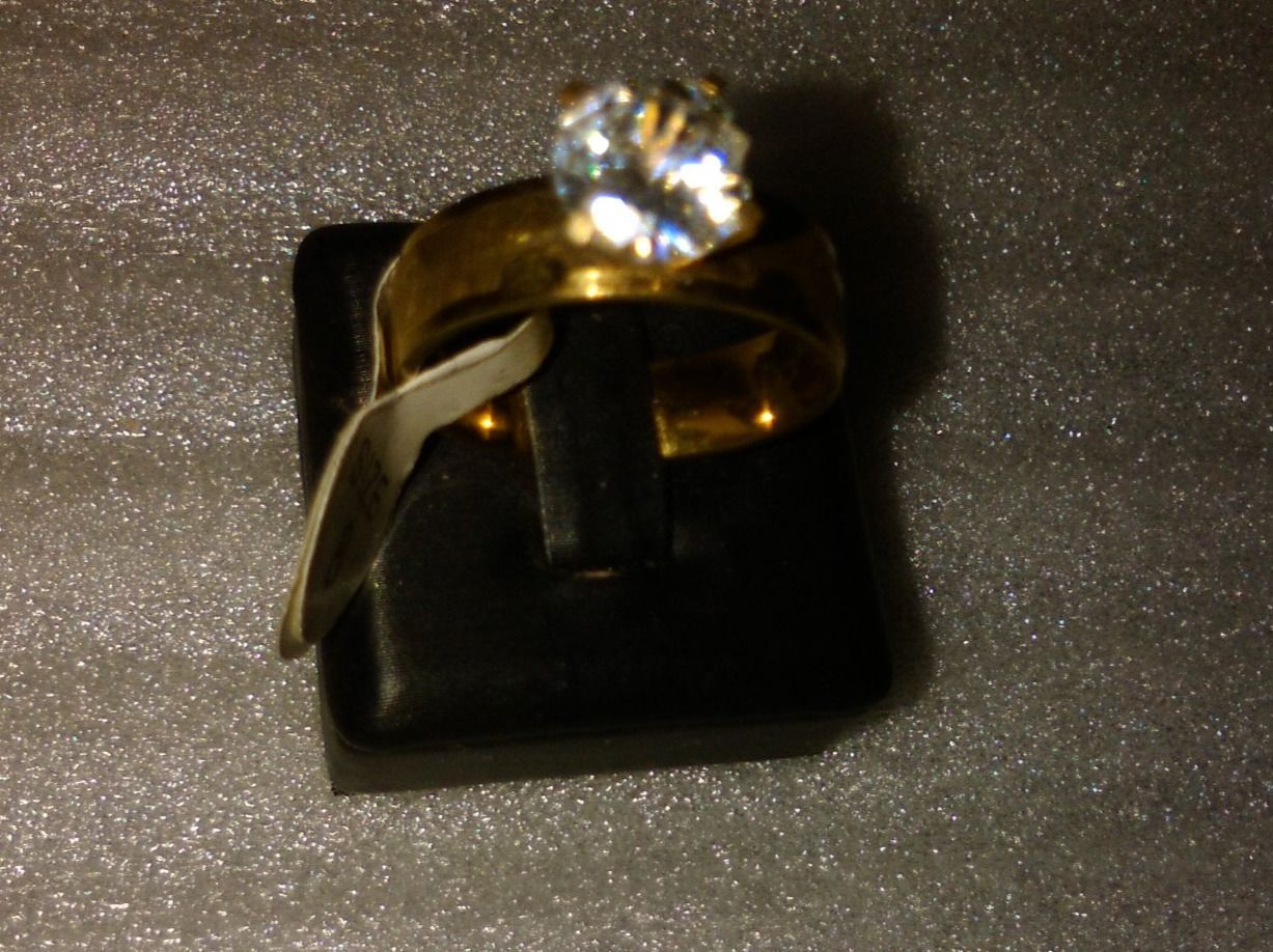 Bagues: RING EDELSTHAL,,,VERGOLDET,,MIT KRISTALL – Neuf (Voir description) à Basel par bijoutrie_4 1