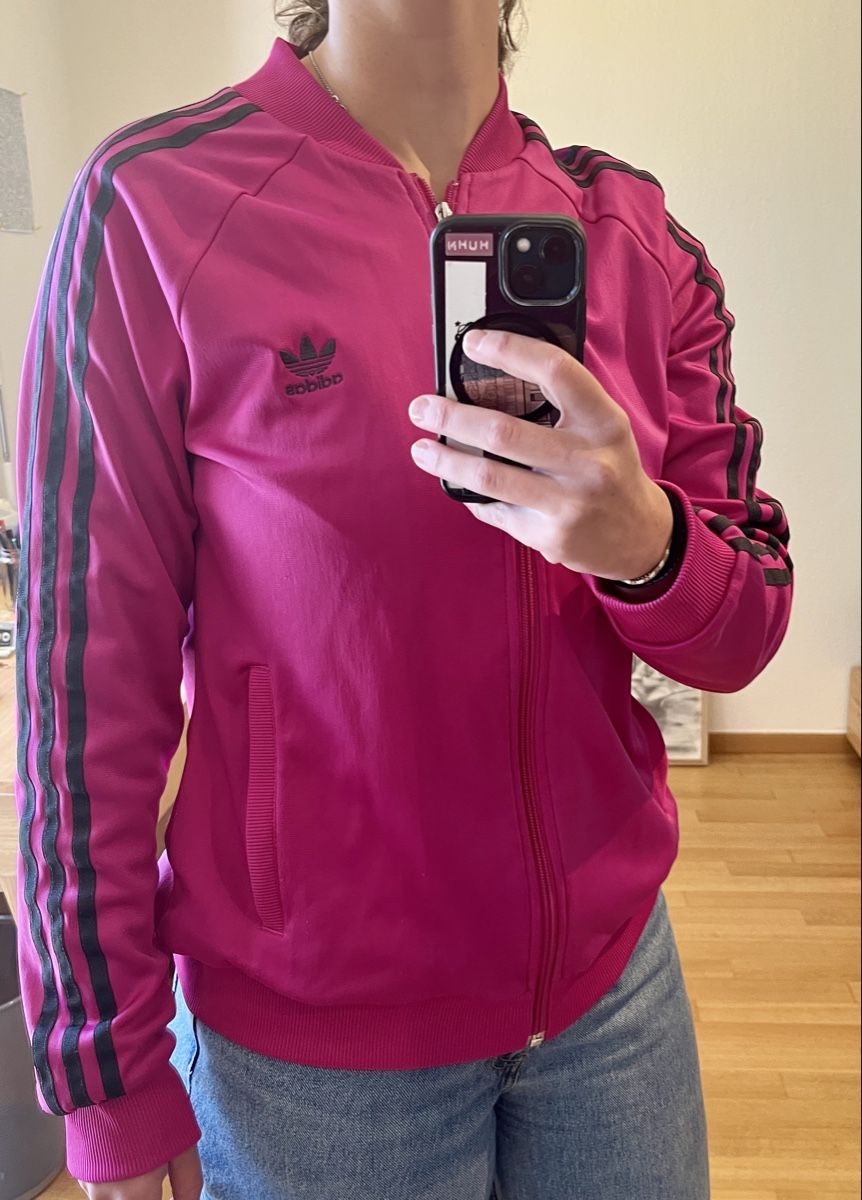 Adidas Giacche: Adidas Trainingsjacke pink  – Usato da Frauenfeld venduto da Babsi77 1