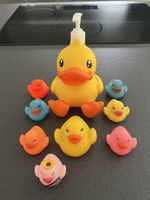 Duck handsoap plus 8 small ducks