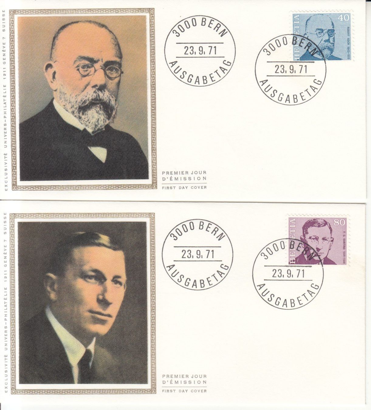 Tutti i francobolli: SBK 498 - 502 FDC Univers – Usato da Bürglen TG venduto da StampGraf 2