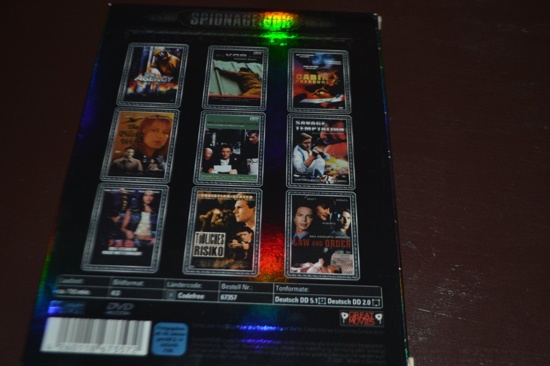 Alle DVDs: Spionage Box (DVD) – Gebraucht aus Laupen ZH von chefdom 1