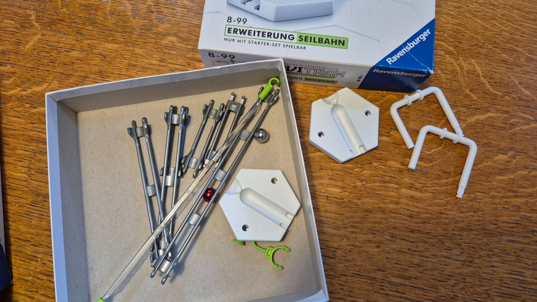 Gravitrax Giocattoli: Gravitrax Starter-Set und Erweiterung Seilbahn – Usato da Adelboden venduto da afkcamper 3