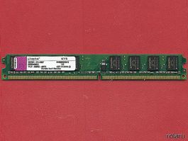 1GB Kingston® DDR2-800/PC2-6400U C6 (8x)