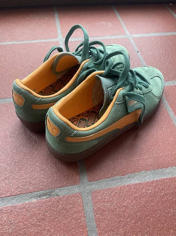 Scarpe da uomo: Puma Palermo Grün/Orange Gr. 43 – Usato da Neuhausen am Rheinfall venduto da Kordian_W 1