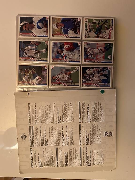 Cartes à collectionner: Album Upper Deck World Cup USA 94  – D'occasion à Bernex par siral05 1