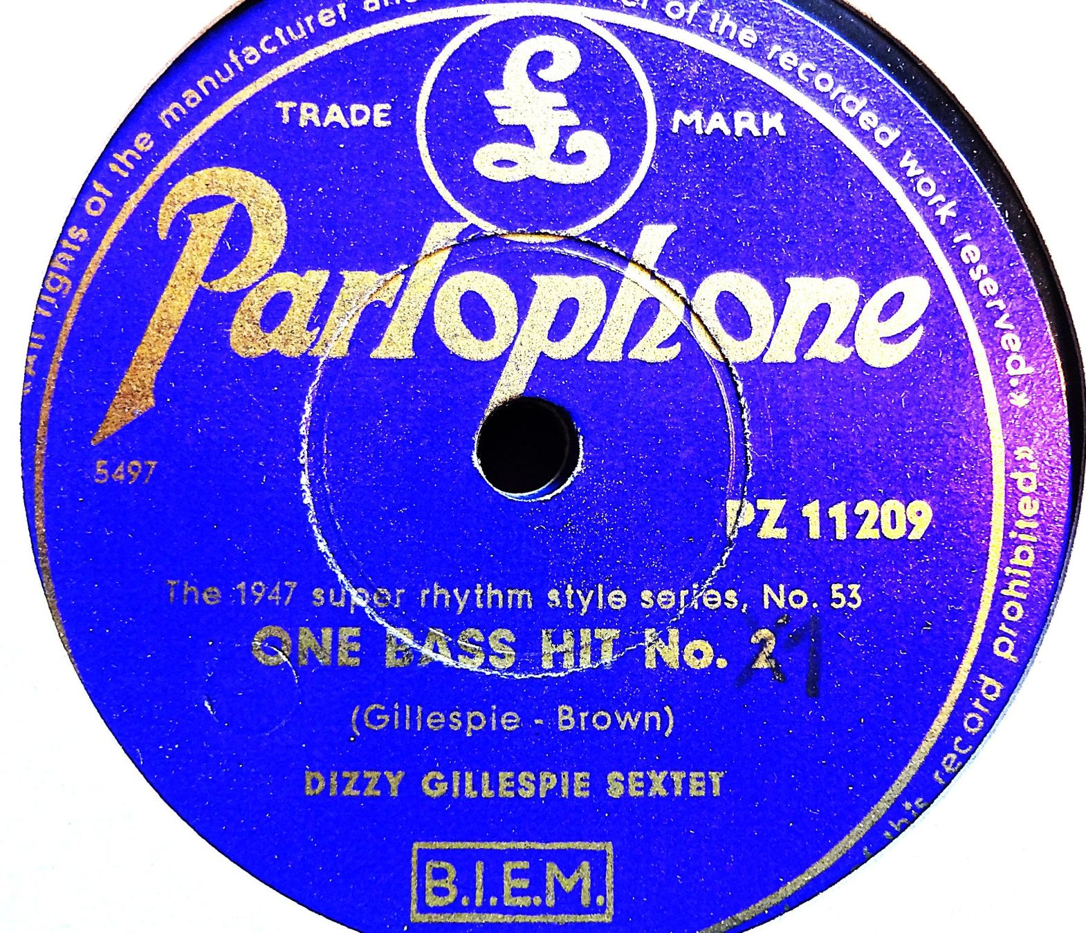 Dischi in vinile: Dizzy Gillespie, Sammlung von 12 Jazz Schellackplatten – Usato da Hemishofen venduto da Phonomandy 8