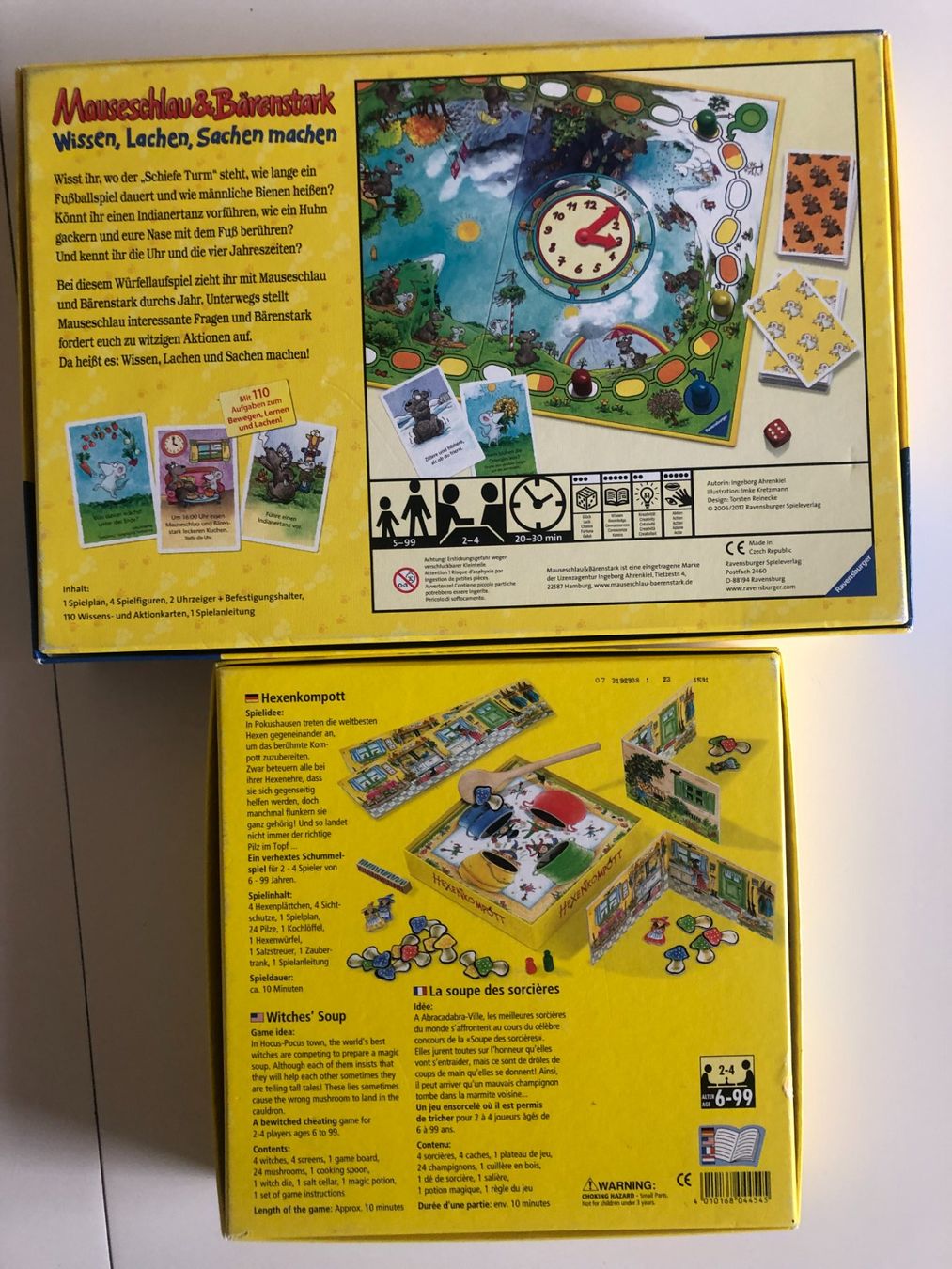 Jeux: Mauseschlau & Bärenstark / Hexenkompott – D'occasion à Bassersdorf par sammelfloh 1