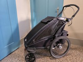 Fahrradanhänger Thule Chariot Sport schwarz toller Zustand
