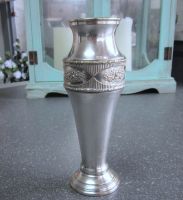 Art Deco Vase versilbert, Punze Berndorf Esslingen um 1926