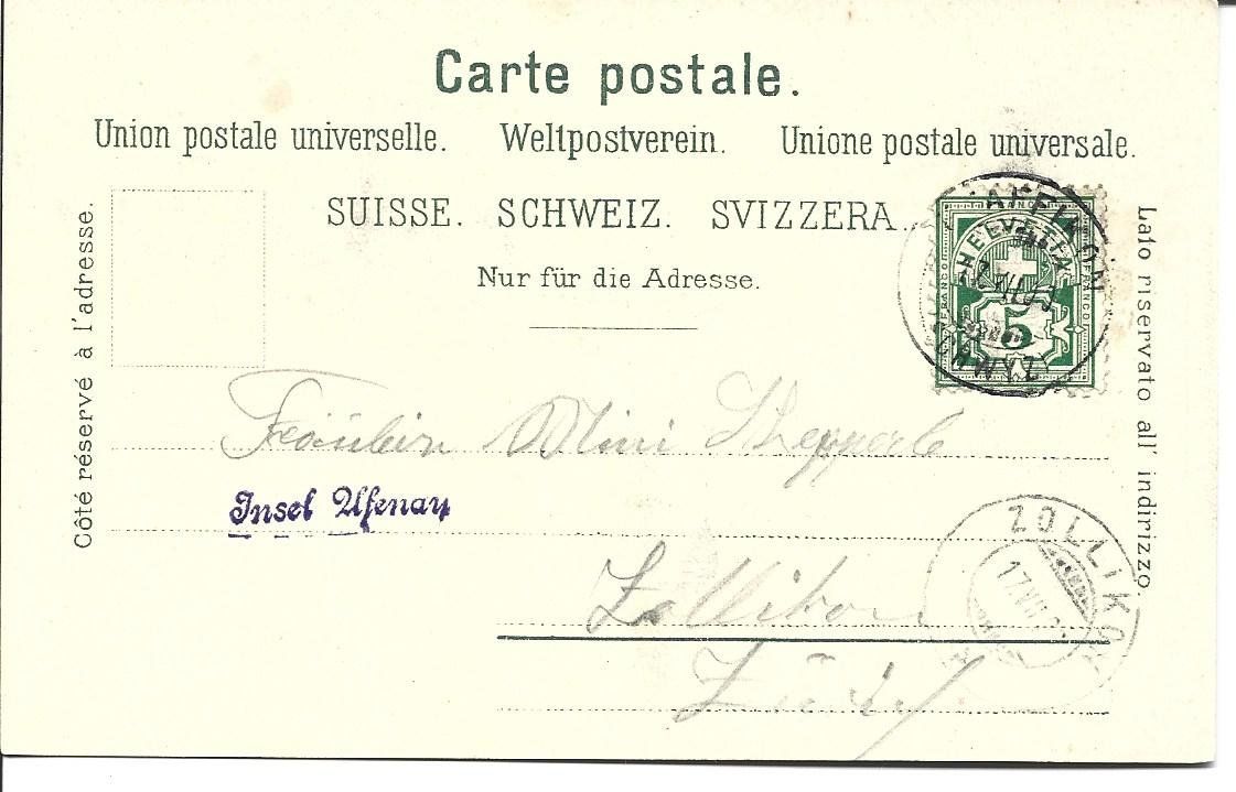 Cartoline postali: Litho Ufenau – Usato da Appenzell venduto da mai25 1