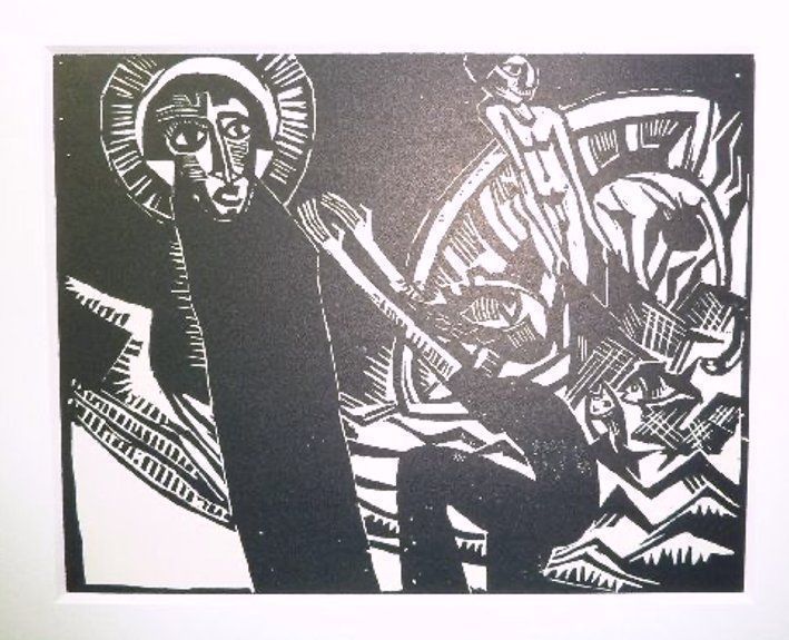 Xilografie: Karl Schmidt-Rottluff 2 Holzschnitte – Usato da Nennigkofen venduto da juhit 5