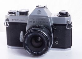 ASAHI PENTAX SPOTMATIC SP II Spigelreflex mit 2 Objektive