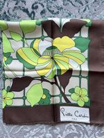 «Vintage Pierre Cardin Seidentuch / Foulard en soie
