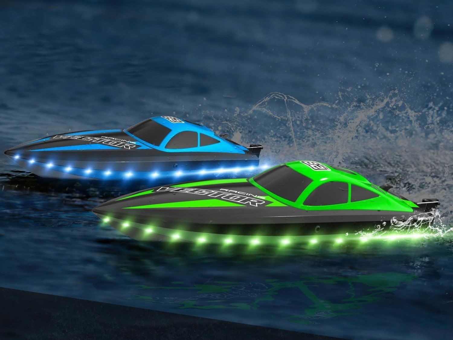 Modellismo RC: Brushed Rennboot Vector Lumen LED - RTR-Set - Volantex – Nuovo e nell'imballaggio originale da Entlebuch venduto da Hebu 1