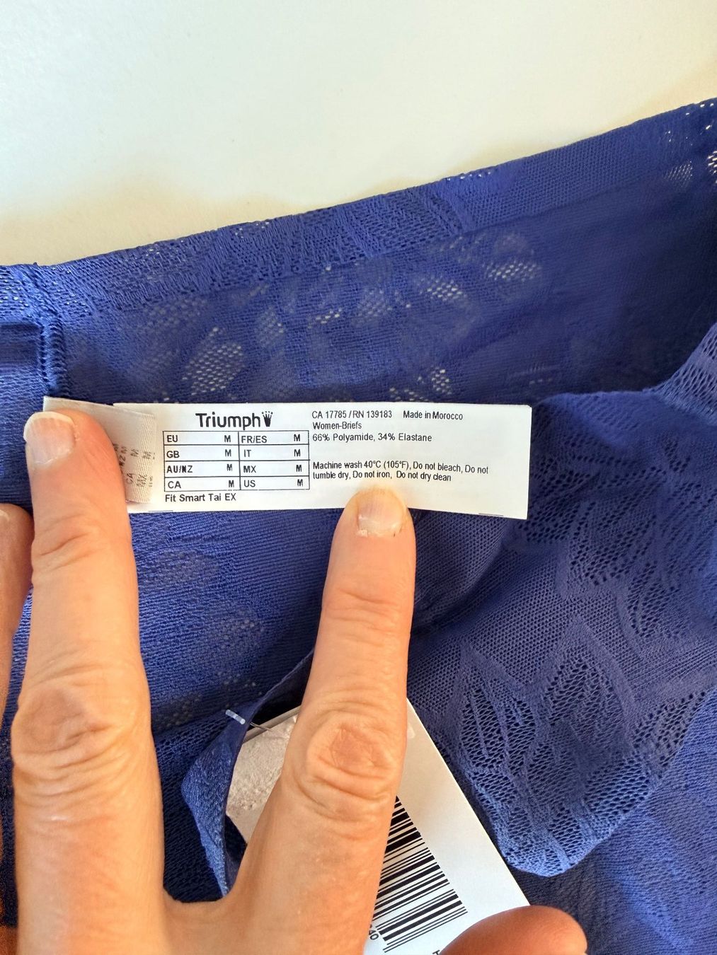 Triumph Altra biancheria intima: TRIUMPH, Tai FIT SMART, Grösse M, Farbe Blau – Nuovo e nell'imballaggio originale da Rudolfstetten venduto da gst_g7xl 2