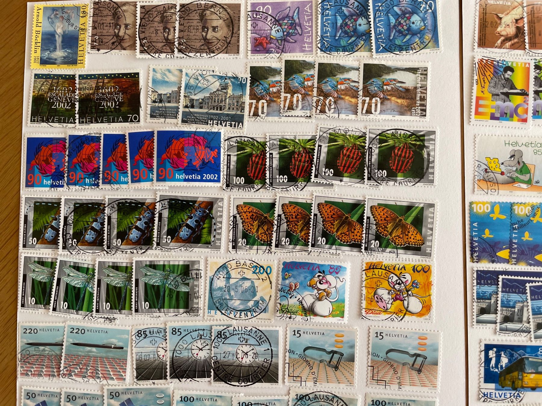 Tutti i francobolli: Timbres récents, oblit. choisies – Usato da Sonceboz-Sombeval venduto da Comment2 6