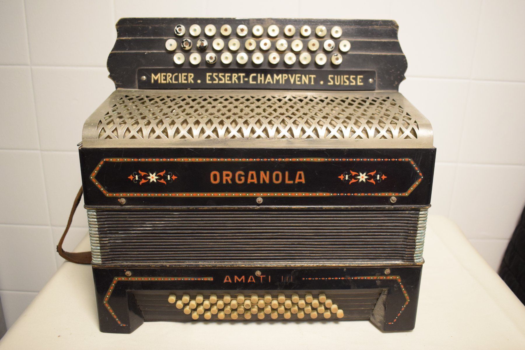 Strumenti musicali: Akkordeon Organola – Difettoso da Zürich venduto da Brockito