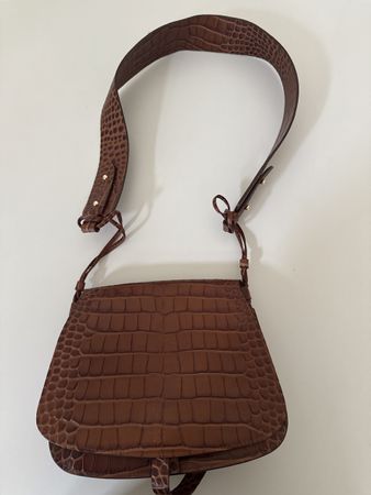 Weekend Max Mara umhänge Tasche Leder