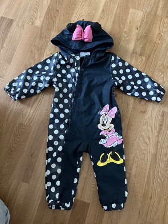 Minnie Maus Regenanzug, Gr. 92, Guter Zustand für den Herbst