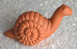 Dekorative Ton Schnecke für Garten oder Zuhause