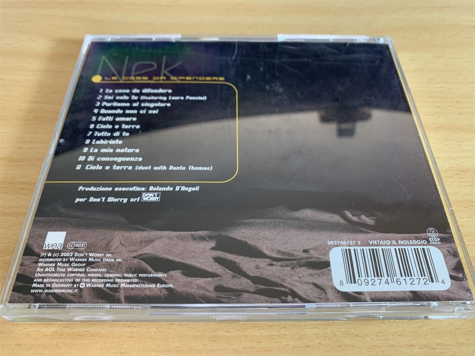 CDs: Nek – Le Cose Da Difendere – Gebraucht aus Rikon im Tösstal von Alpenmutz 1