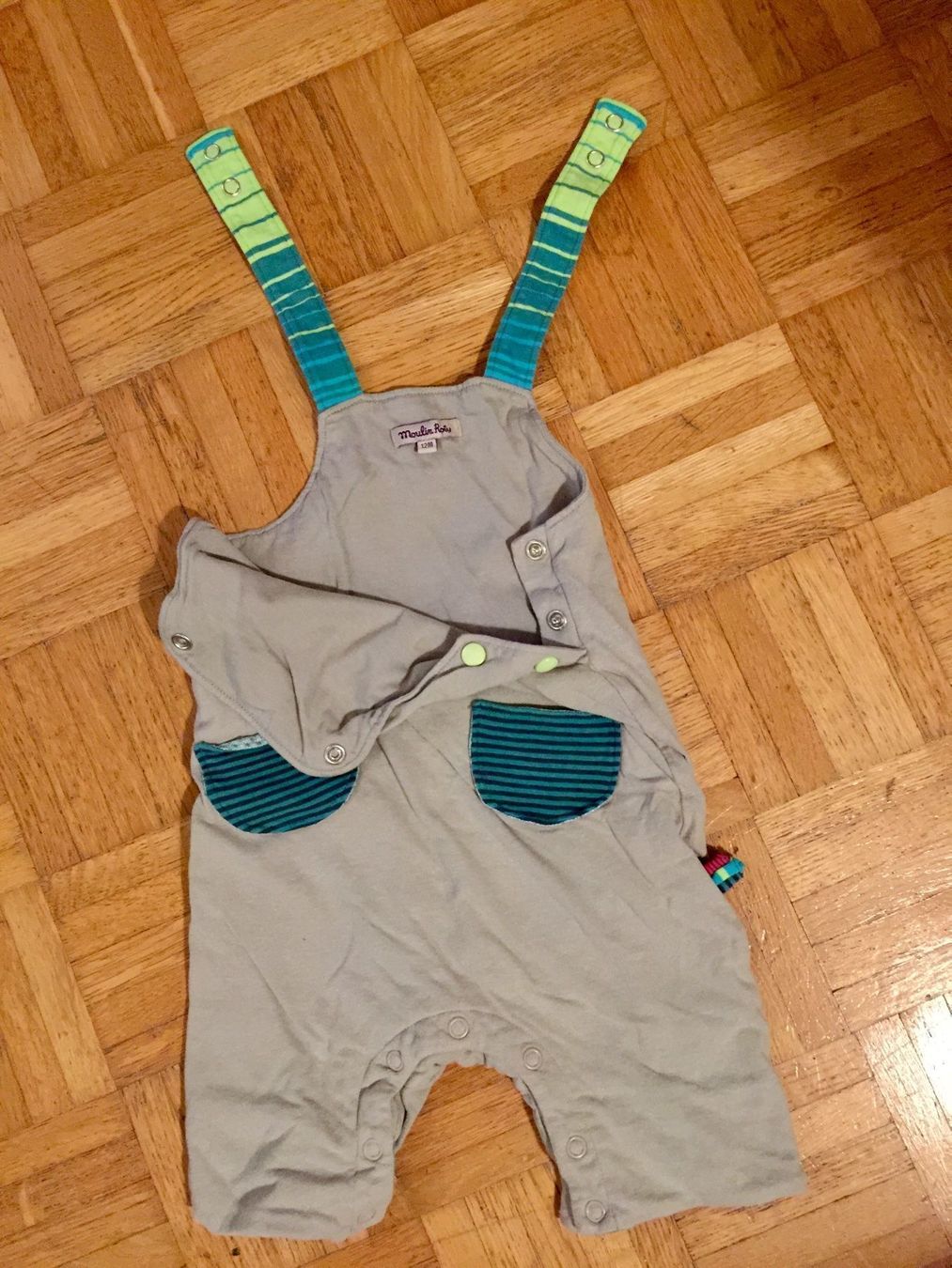 Pantaloni: Moulin Roty Overall-Set / salopette gr.12m – Usato da Biel/Bienne venduto da Laurencemathys 1