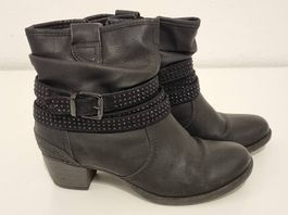 Bottines à talons noires