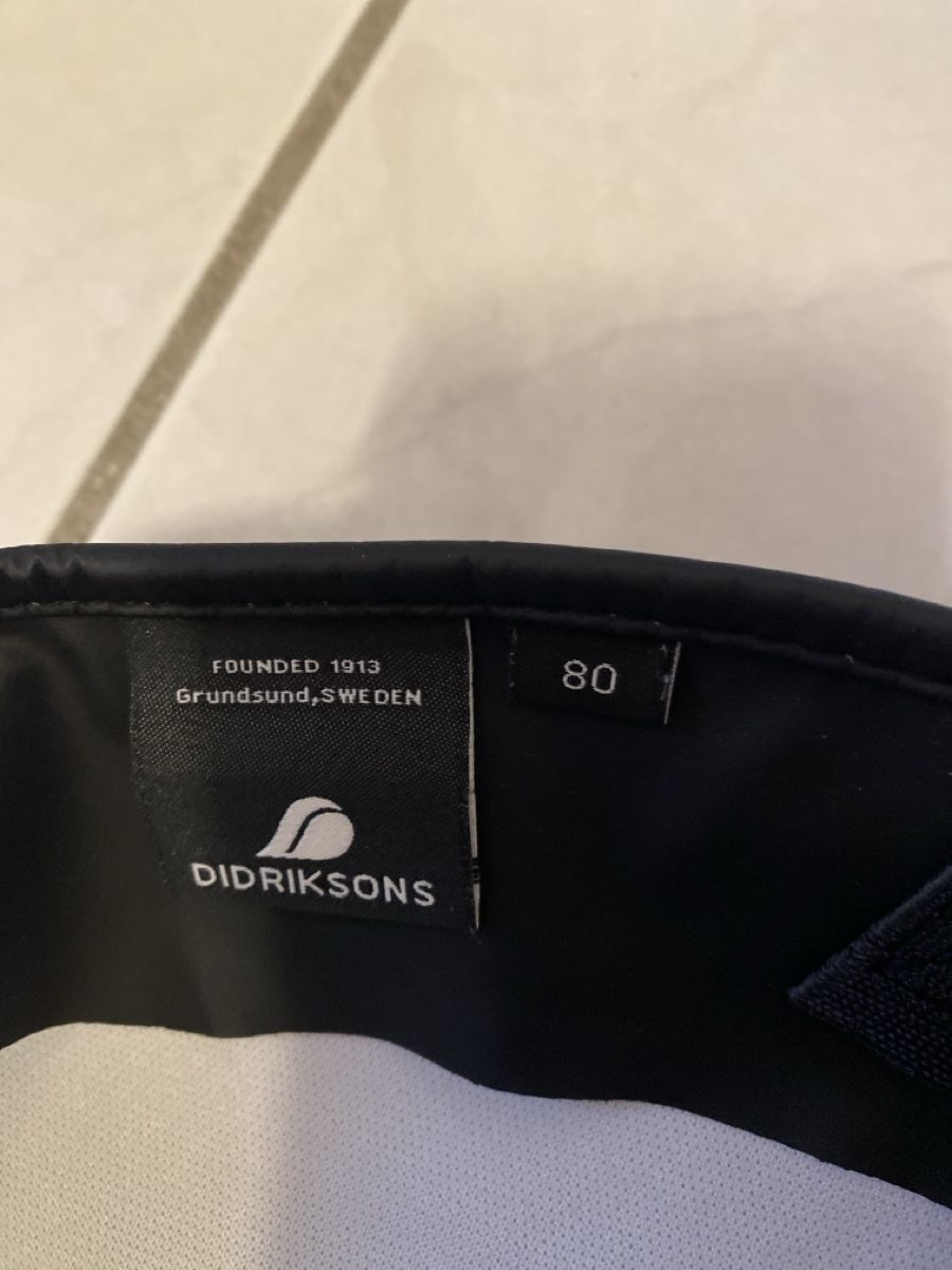 Completi: Didriksons Regenhose Kinder Gr. 80, schwarz – Usato da St. Gallen venduto da Msgoethe 2