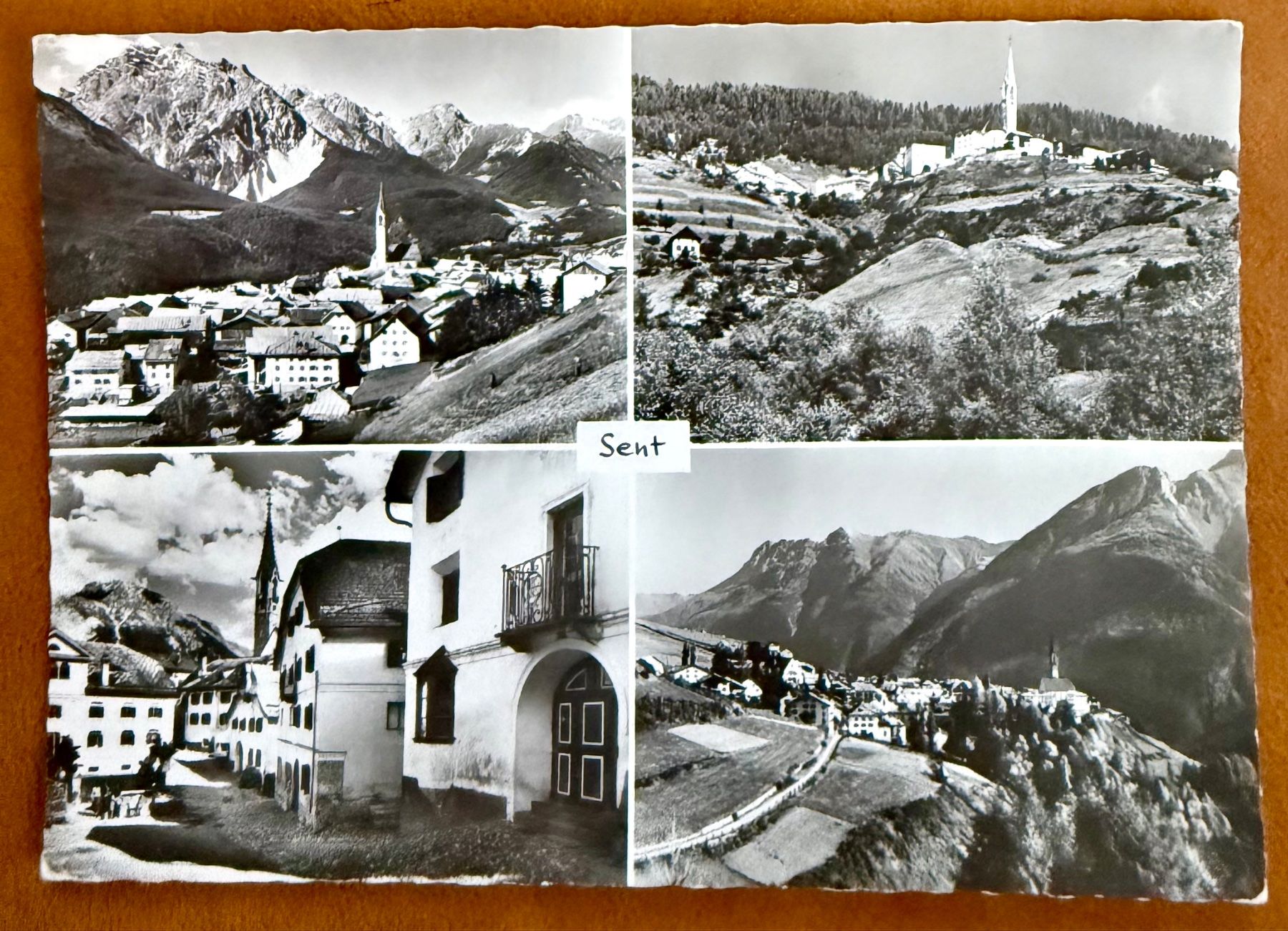 Cartoline postali: AK: SENT - (Unter -Engadin) Multivue – Usato da Lutry venduto da Ediego