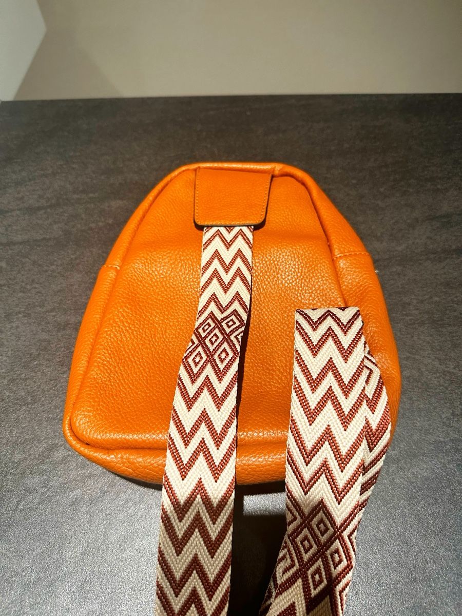 Taschen für Damen: Ledertasche cognac mit Mustergurt neu – Neu (gemäss Beschreibung) aus Eglisau von Brewster1 3