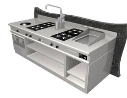 Fourneau induction professionnel MENU SYSTEM- Excellent état